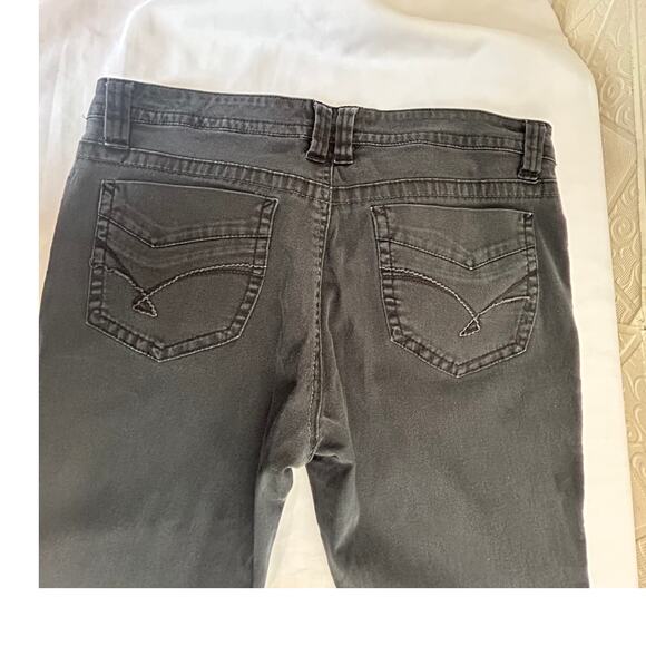 UNION BAY Unionbay Size 15 Black Jeans Women's Teens Stretch boot cut Vietnam - Picture 4 of 14
